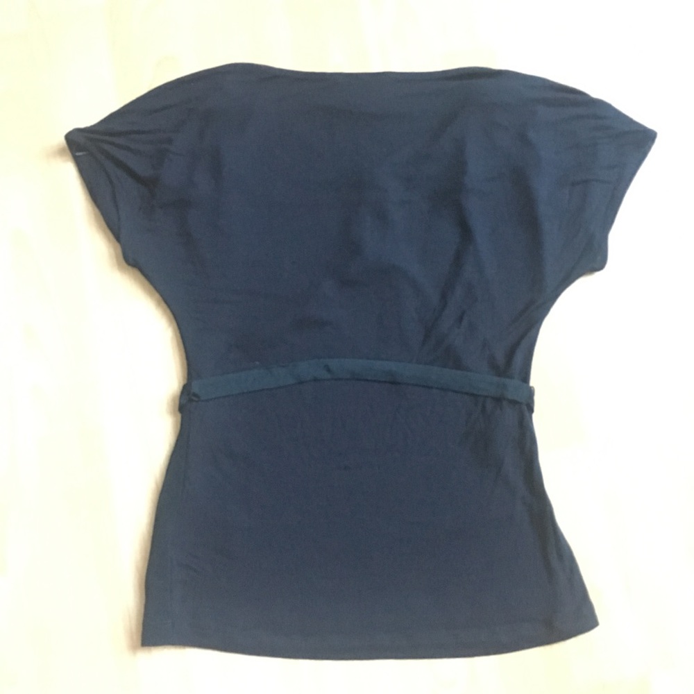 Floral and Butterfly Cowl Neck Top - Picture 6 of 8